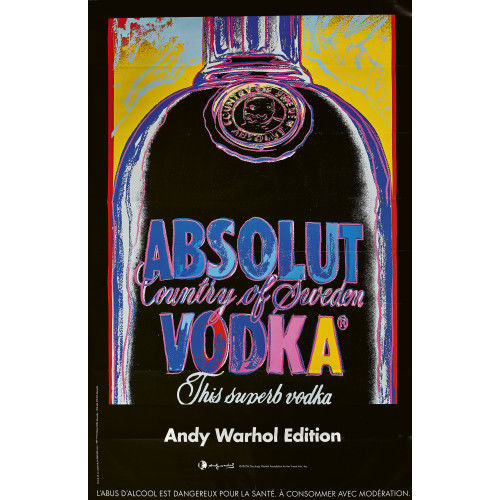 ANDY (EIGTL. WARHOLA WARHOL : 'Absolut Wodka' (DOBIASCHOFSKY AUKTIONEN AG)