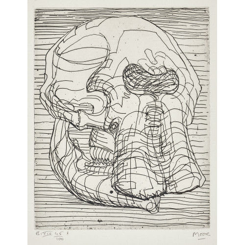 HENRY MOORE : 'Elephant Skull' (DOBIASCHOFSKY AUKTIONEN AG)