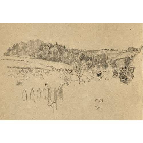 CUNO AMIET : Zwei Landschaftsskizzen (DOBIASCHOFSKY AUKTIONEN AG)