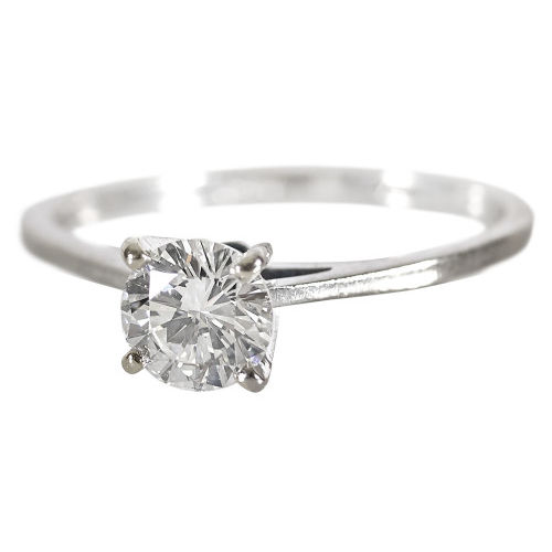 SOLITAIRE-RING : (DOBIASCHOFSKY AUKTIONEN AG)