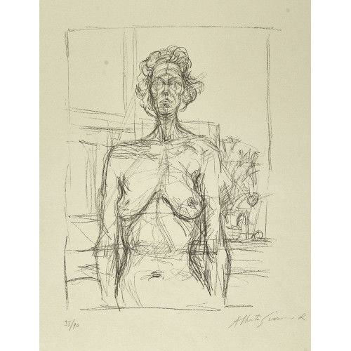 ALBERTO GIACOMETTI : 'Nu aux fleurs' (DOBIASCHOFSKY AUKTIONEN AG)