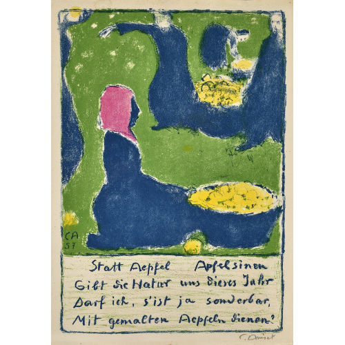 CUNO AMIET : 'Obsternte' (DOBIASCHOFSKY AUKTIONEN AG)