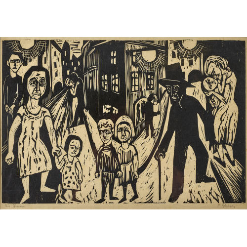 HERMANN SCHERER : 'Die Strasse' (DOBIASCHOFSKY AUKTIONEN AG)