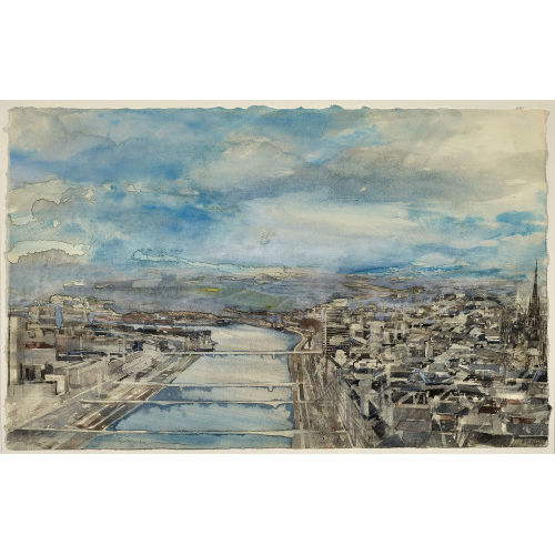 GOTTFRIED SALZMANN : Blick auf Rouen (DOBIASCHOFSKY AUKTIONEN AG)