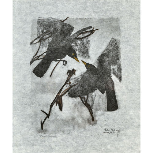 ROBERT HAINARD : 'Dispute de merles' (DOBIASCHOFSKY AUKTIONEN AG)