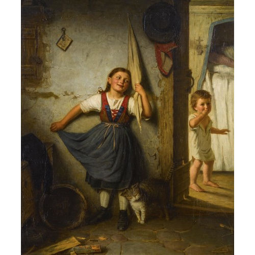THEODOR VON DER BEEK : Das Versteckspiel (DOBIASCHOFSKY AUKTIONEN AG)