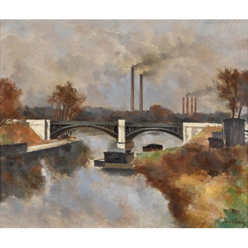 REN� DUREY : 'Pont d'Issy' (DOBIASCHOFSKY AUKTIONEN AG)