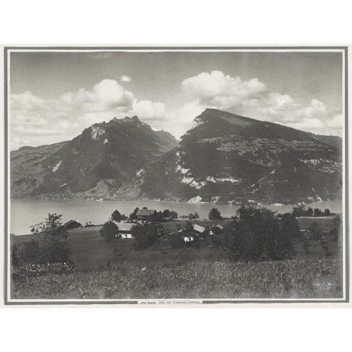 J. WAFLER-WYSS : 'Blick nach Thunersee, Justisthal' (DOBIASCHOFSKY AUKTIONEN AG)