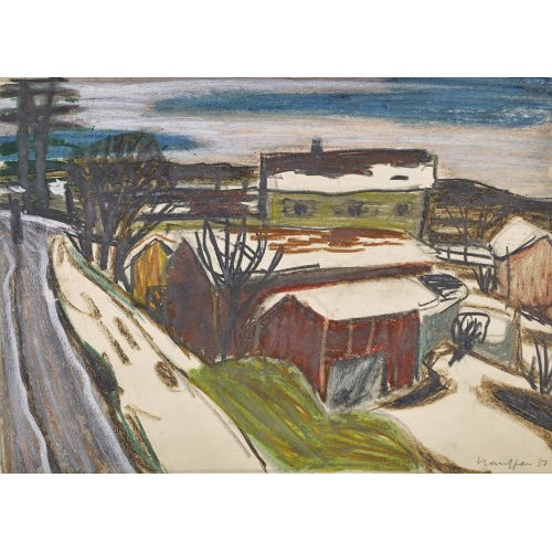 FRED STAUFFER : Winterlandschaft (DOBIASCHOFSKY AUKTIONEN AG)