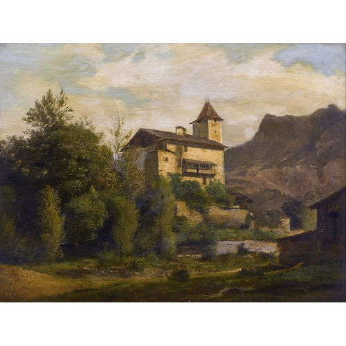 FRAN�OIS DIDAY : Landschaft mit Burg (DOBIASCHOFSKY AUKTIONEN AG)