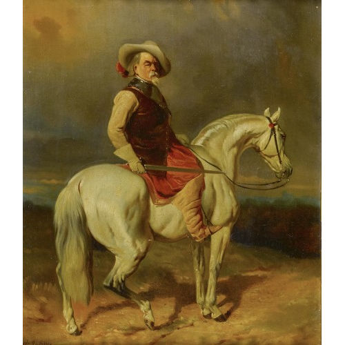 ALFRED (AUCH DE DREUX DEDREUX : Capitaine des mousquetaires se retournant (DOBIASCHOFSKY AUKTIONEN AG)