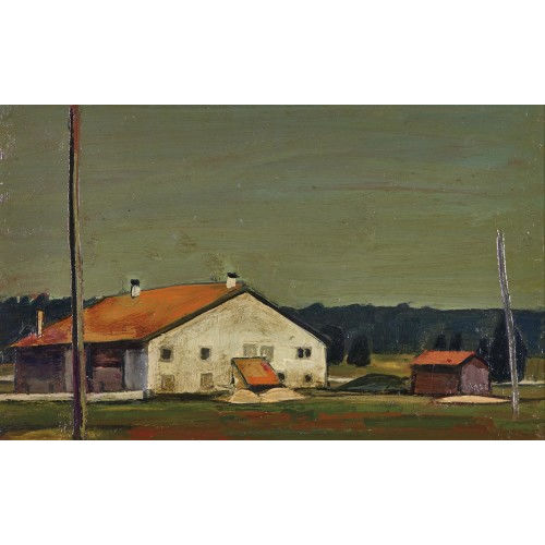 ALBERT SCHNYDER : 'La Ferme (Franches-Montagnes)' (DOBIASCHOFSKY AUKTIONEN AG)