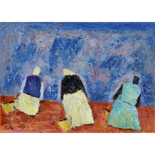 CARL ROESCH : Drei B�uerinnen (DOBIASCHOFSKY AUKTIONEN AG)