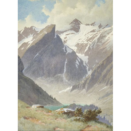 A. BLANK : 'Altmann und Seealpsee'./'S�ntis und Seealpsee' (DOBIASCHOFSKY AUKTIONEN AG)