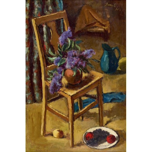 JEANNE) JANEB� (EIGTL. BARRAUD-PELLET : 'Lilas sur une chaise' (DOBIASCHOFSKY AUKTIONEN AG)
