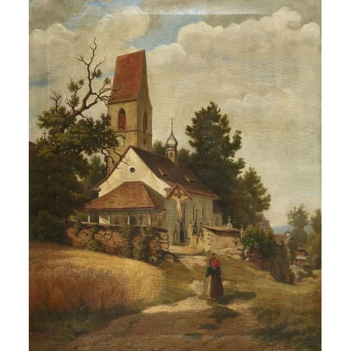 JOST SCHNYDER VON WARTENSEE : Die evangelische Kirche von Bertiswil (DOBIASCHOFSKY AUKTIONEN AG)