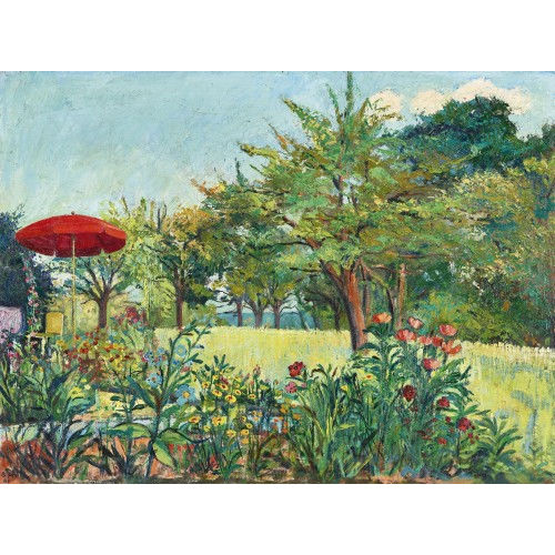 BERNHARD MATTI : Sommerlicher Garten (DOBIASCHOFSKY AUKTIONEN AG)