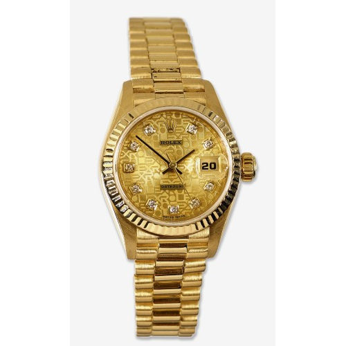 ROLEX : Damenarmbanduhr 'Oyster Perpetual, Datejust' (DOBIASCHOFSKY AUKTIONEN AG)