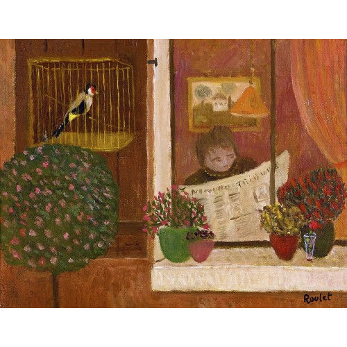 HENRY ROULET : 'Le chardonneret' (DOBIASCHOFSKY AUKTIONEN AG)