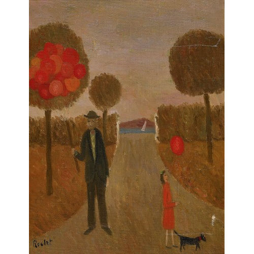 HENRY ROULET : 'Les ballons rouges' (DOBIASCHOFSKY AUKTIONEN AG)