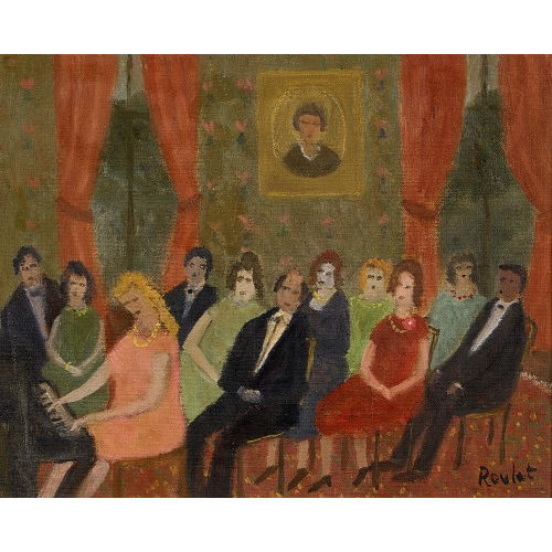 HENRY ROULET : 'Pianiste rose' (DOBIASCHOFSKY AUKTIONEN AG)
