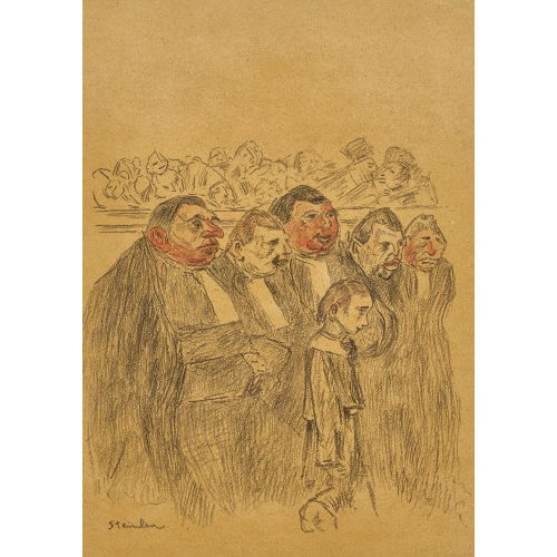 TH�OPHILE-ALEXANDRE STEINLEN : 'Le Tribunal' (DOBIASCHOFSKY AUKTIONEN AG)