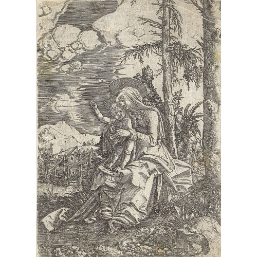 ALBRECHT ALTDORFER : Maria mit dem segnenden Kinde (DOBIASCHOFSKY AUKTIONEN AG)
