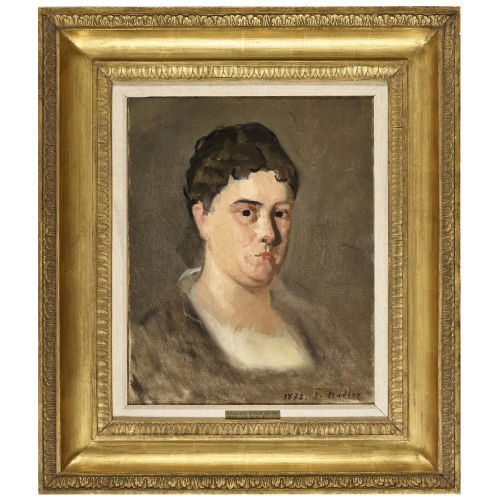 FERDINAND HODLER : 'Bildnis Caroline Coutau-Marcelin(?)' (DOBIASCHOFSKY AUKTIONEN AG)