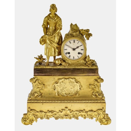 STEHPENDULE : Charles X, Frankreich, um 1830-1850 (DOBIASCHOFSKY AUKTIONEN AG)