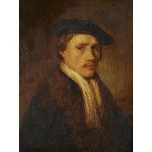 GOVAERT FLINCK : Portrt eines Mannes mit Barett (DOBIASCHOFSKY AUKTIONEN AG)