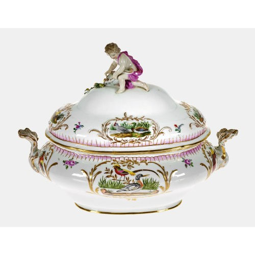 DECKELTERRINE : Meissen, 1850-1924 (K�nigliche Porzellan Manufaktur) (DOBIASCHOFSKY AUKTIONEN AG)