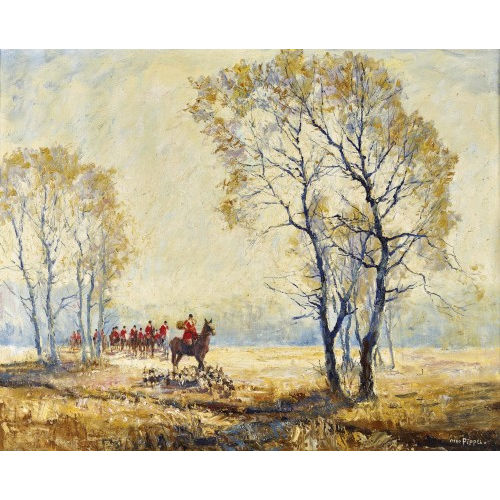 OTTO EDUARD PIPPEL : 'Jagd' (DOBIASCHOFSKY AUKTIONEN AG)