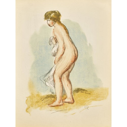 PIERRE-AUGUSTE RENOIR : 'Baigneuse debout, en pied' (DOBIASCHOFSKY AUKTIONEN AG)