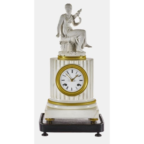S�ULENUHR : Directoire, Paris, um 1800 (DOBIASCHOFSKY AUKTIONEN AG)