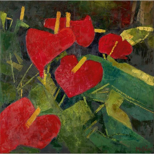 WALTER MAFLI : 'Mes fleurs' (DOBIASCHOFSKY AUKTIONEN AG)