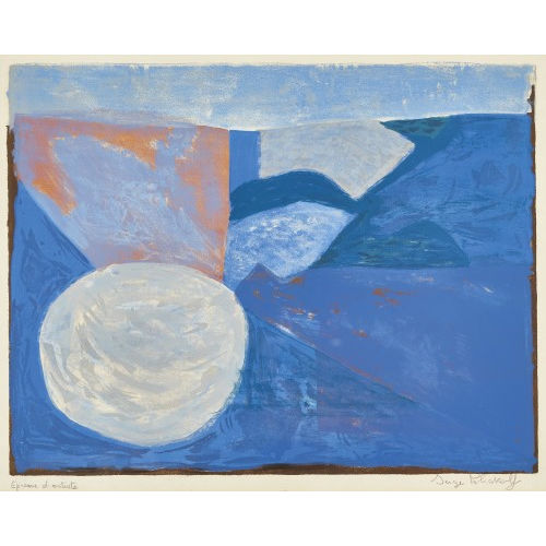 SERGE POLIAKOFF : 'Komposition in Blau' (DOBIASCHOFSKY AUKTIONEN AG)