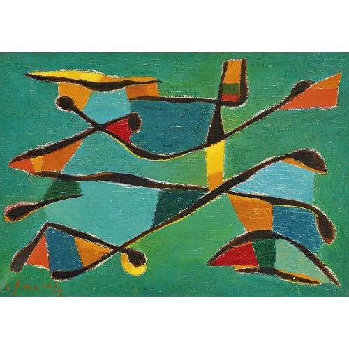 GUSTAVE SINGIER : 'Paysage sous marin' (DOBIASCHOFSKY AUKTIONEN AG)