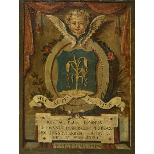 18. JH. DEUTSCHLAND : Gedenkbild f�r Johannes Franziskus Tubbax (DOBIASCHOFSKY AUKTIONEN AG)