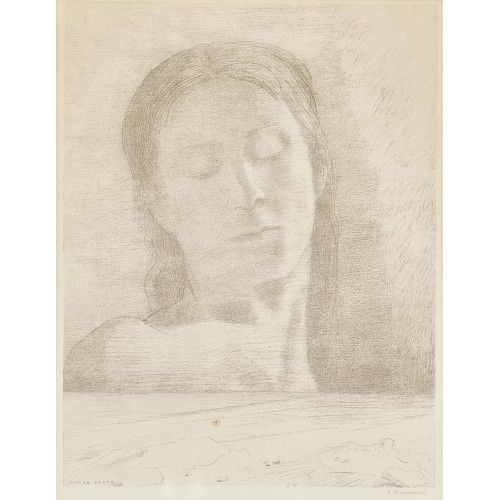 ODILON REDON : 'Yeux Clos' (DOBIASCHOFSKY AUKTIONEN AG)