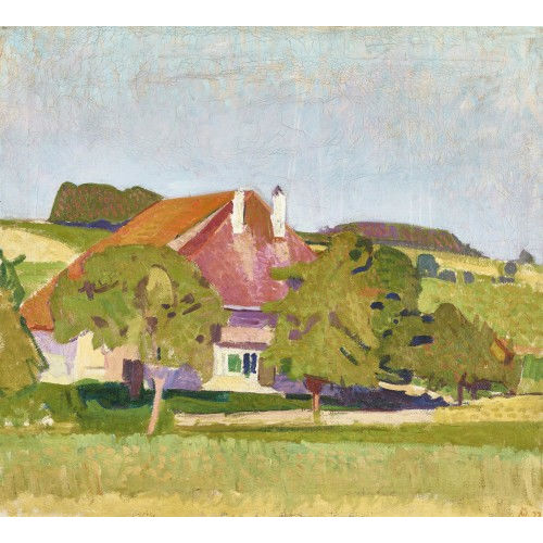 WERNER MILLER : 'Bauernhaus' (DOBIASCHOFSKY AUKTIONEN AG)
