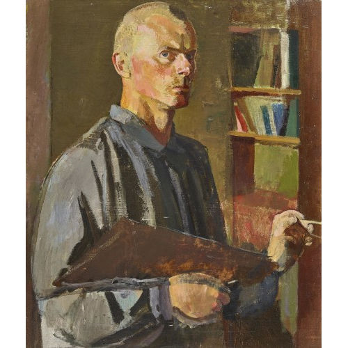 WERNER MILLER : 'Selbstportrait' (DOBIASCHOFSKY AUKTIONEN AG)