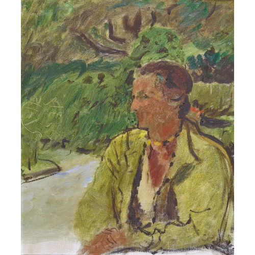 CUNO AMIET : 'Anna Amiet im Garten' (DOBIASCHOFSKY AUKTIONEN AG)