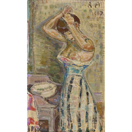 REN� AUBERJONOIS : 'La toilette' (DOBIASCHOFSKY AUKTIONEN AG)