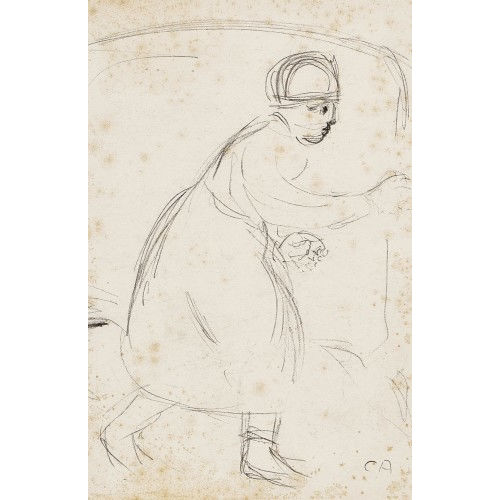 CUNO AMIET : Schreitende Frau (DOBIASCHOFSKY AUKTIONEN AG)