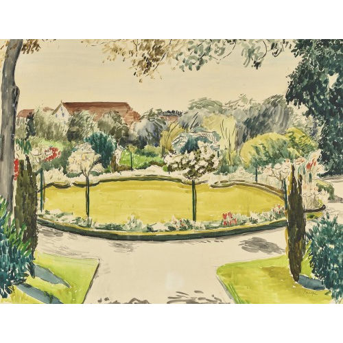 HANS BERGER : Sommerlicher Park (DOBIASCHOFSKY AUKTIONEN AG)