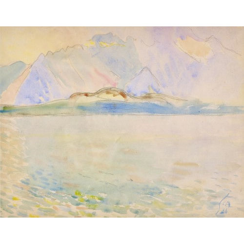 CUNO AMIET : Seelandschaft mit Bergen (DOBIASCHOFSKY AUKTIONEN AG)