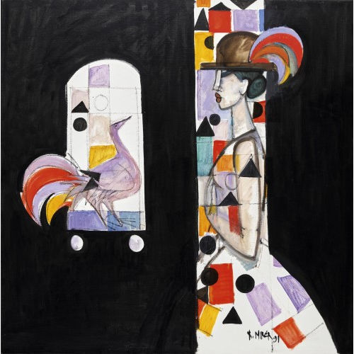 RUDOLF MIRER : Dame mit Hut (DOBIASCHOFSKY AUKTIONEN AG)