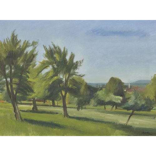 ERNEST BOLENS : Fr�hlingslandschaft mit B�umen (DOBIASCHOFSKY AUKTIONEN AG)