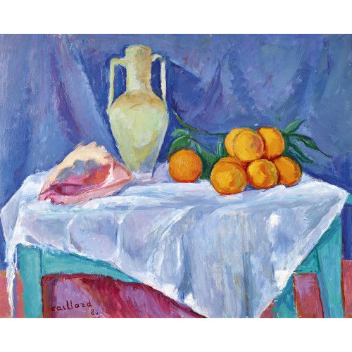 CHRISTIAN HUGUES CAILLARD : Nature morte (DOBIASCHOFSKY AUKTIONEN AG)
