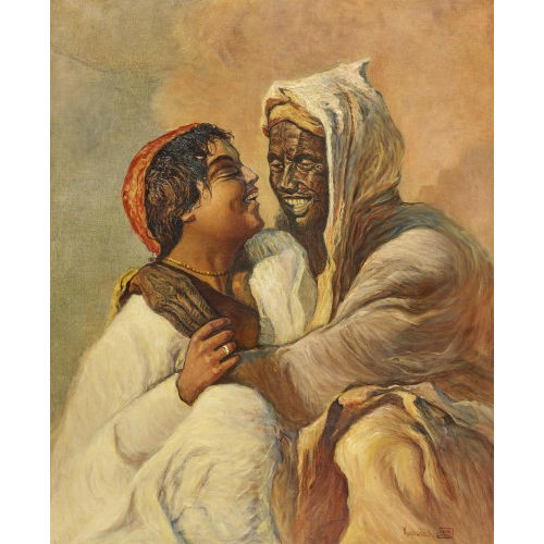 ADAM STYKA : Orientalisches Paar (DOBIASCHOFSKY AUKTIONEN AG)